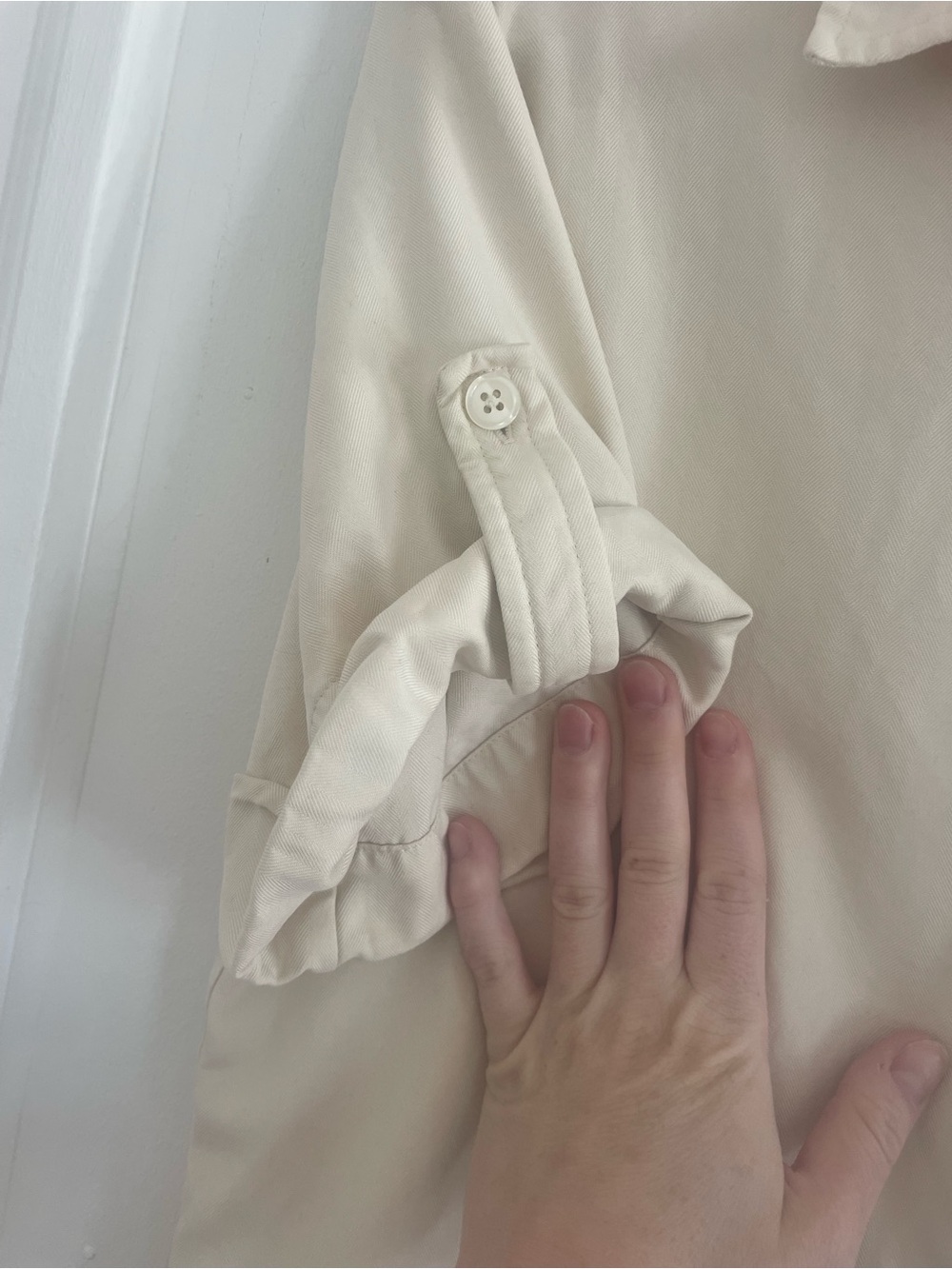 100% Silk Button up - Picture 3 of 5